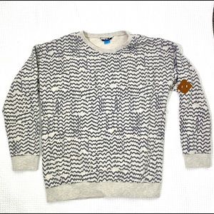 Kavu printed stripe sweatshirt